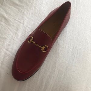 Gucci Loafer Hibiscus Red